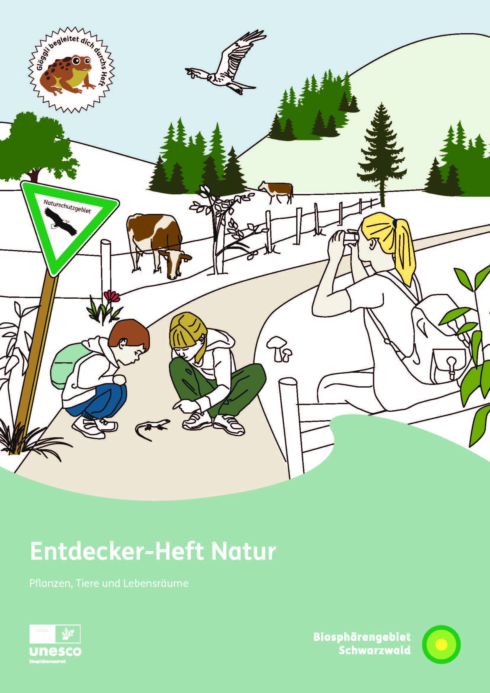 Flyer Cover Entdecker-Heft Natur